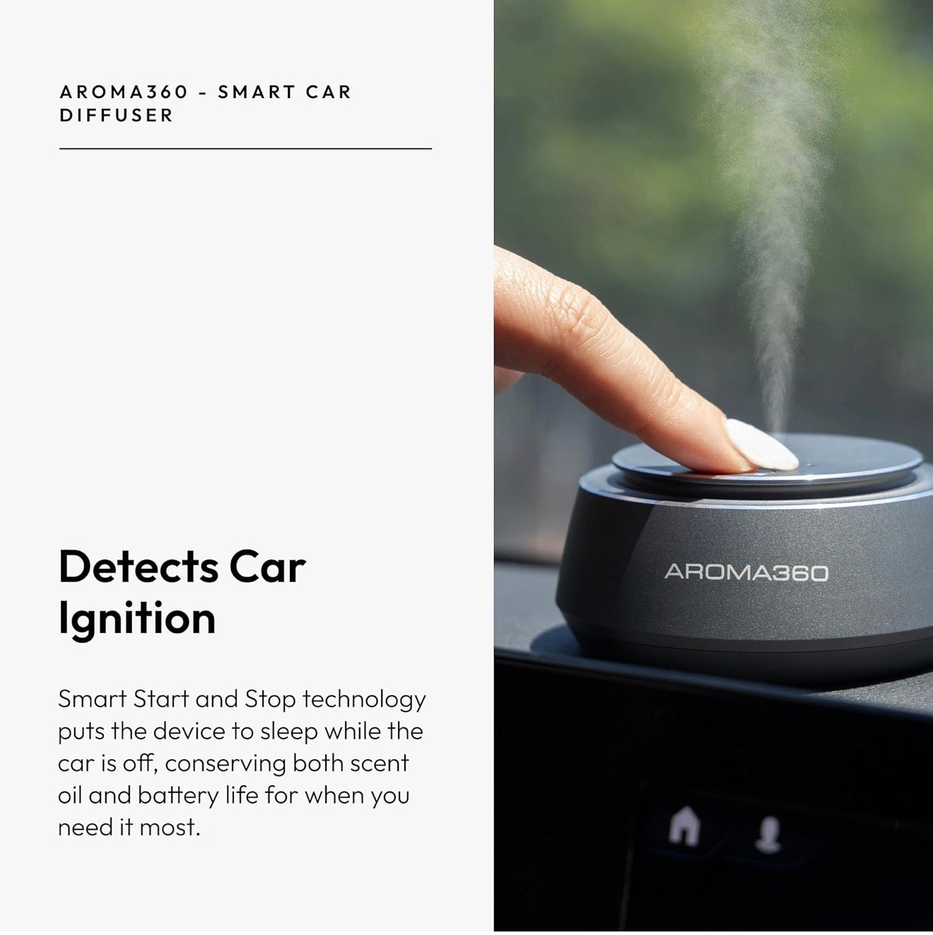 Hotel Collection/Aroma360 Chauffeur Car Diffuser- Black